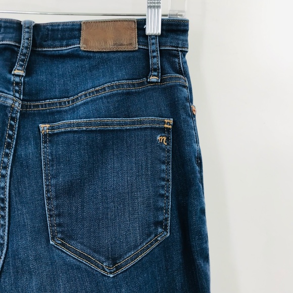 Madewell High Rise Blue Jeans Flared - Picture 7 of 8